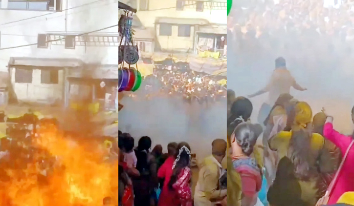 महाराष्ट्र : पुणे में जीत के जश्न के दौरान हादसा, आग लगने से एनसीपी के नवनिर्वाचित पार्षद समेत 16 लोग झुलसे