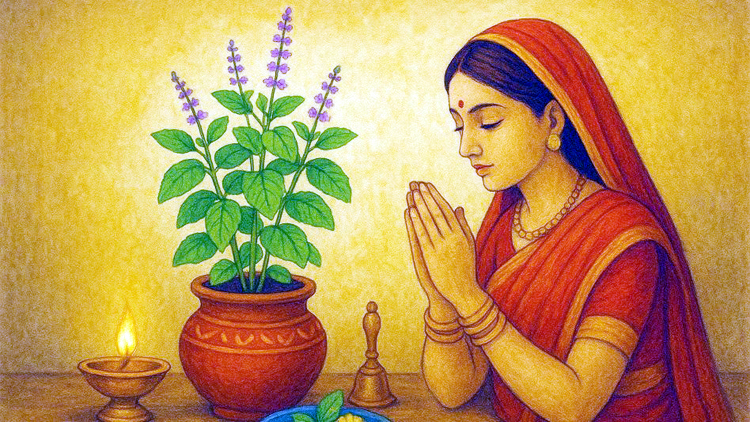 श्री तुलसी स्तुति का पाठ