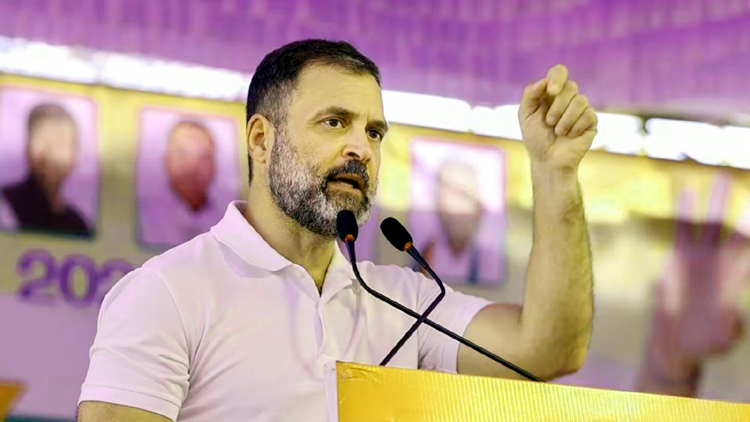 राहुल गांधी : कुछ बिजनसमैन के हाथों देश बेचना चाह रही भाजपा-आरएसएस