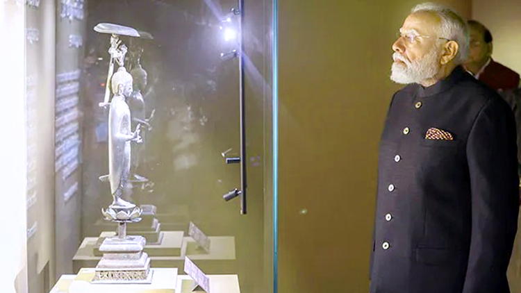 बुद्ध अवशेष प्रदर्शनी का पीएम मोदी ने किया उद्घाटन : कहा- महात्मा बुद्ध से जुड़े स्थलों का संरक्षण सरकार की प्राथमिकता