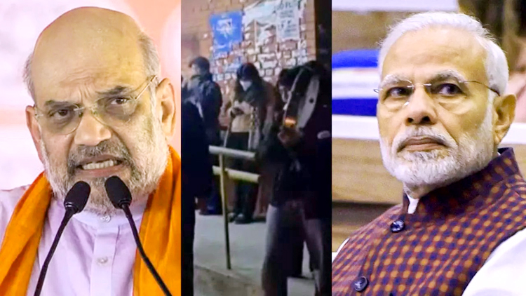 जेएनयू में 'मोदी-शाह तेरी कब्र खुदेगी' के नारे लगे, उमर खालिद और शरजील इमाम के समर्थन में प्रोटेस्ट