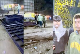 जबलपुर में निर्माणाधीन पुल का हिस्सा गिरा, 1 मजदूर की मौत, कई घायल