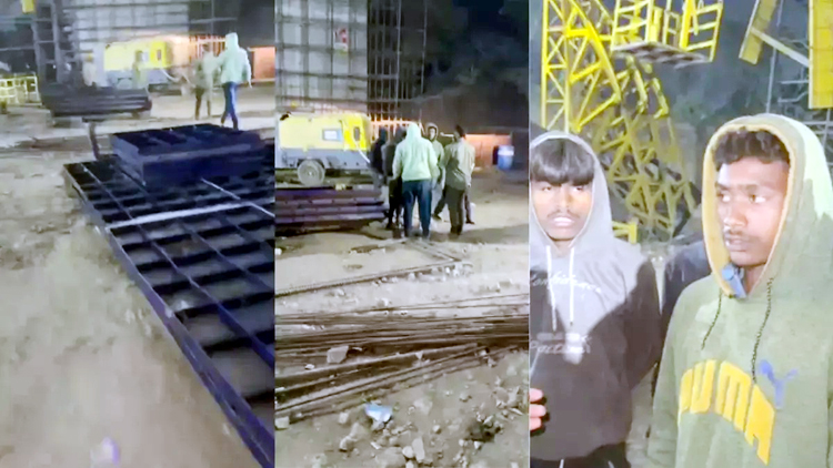जबलपुर में निर्माणाधीन पुल का हिस्सा गिरा, 1 मजदूर की मौत, कई घायल