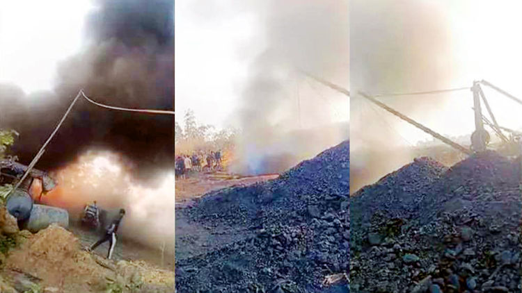 मेघालय के ईस्ट जयंतिया हिल्स में अवैध कोयला खदान में भीषण विस्फोट : 16 मजदूरों की मौत, रेस्क्यू जारी