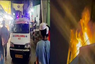 उत्तर प्रदेश के मेरठ में घर में भीषण आग लगने से पांच बच्चों समेत छह की मौत