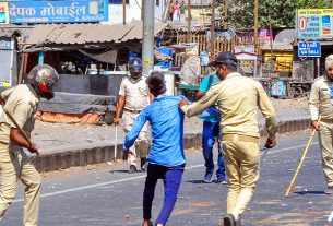 पुलिस पर हमला