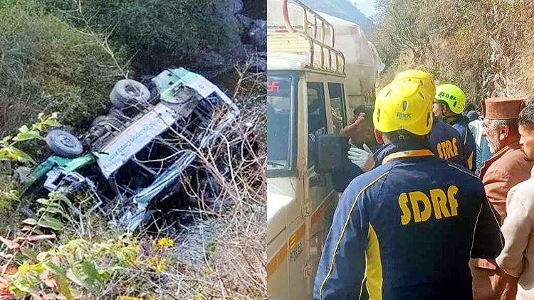 देहरादून के कालसी क्षेत्र में बस दुर्घटना : यात्रियों से भरी बस खाई में गिरी ,2 महिलाओं समेत 4 की मौत