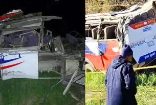 नेपाल के बैतड़ी में ओवरलोडिंग के कारण हुआ भीषण बस हादसा : बारात की बस खाई में गिरी, 13 की मौत, 34 लोग घायल