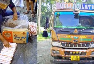 केरल पुलिस ने बड़ी साजिश को किया नाकाम : ट्रक में प्याज की बोरियों के नीचे छिपा रखे थे भारी विस्फोटक