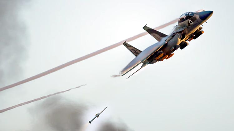 लड़ाकू विमान मार गिराया