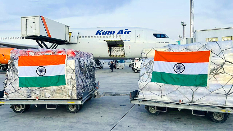 मानवीय सहायता सामग्री