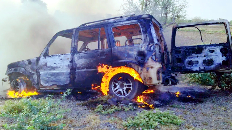 Ajmer Car Fire