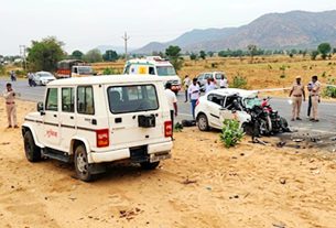 Rajasthan road accident