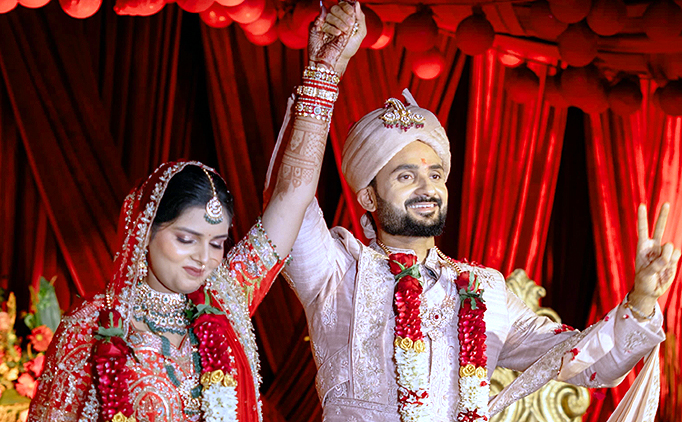 Akash Deep wedding