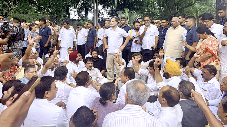 Rahul Delhi Protest