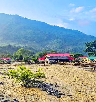 Kumey River flood