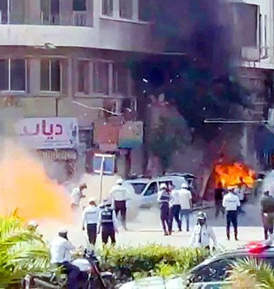 Hotel Blast Syria