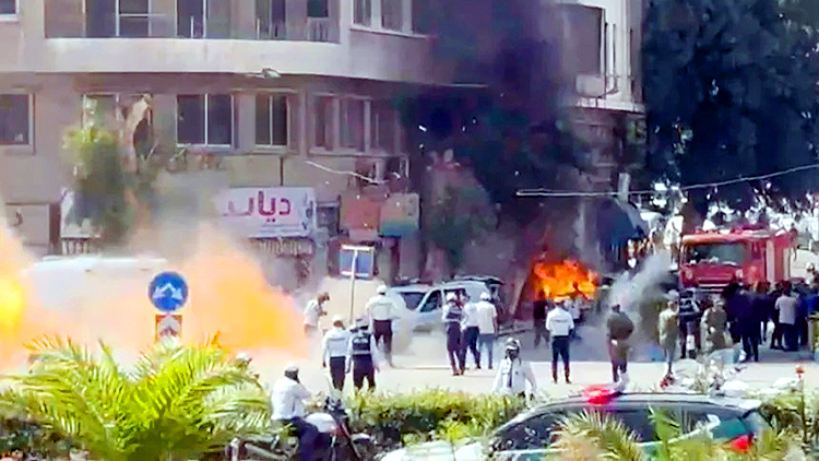 Hotel Blast Syria